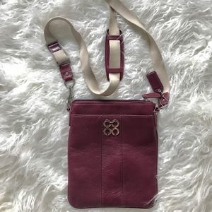 COACH cross body leather purse ✈️